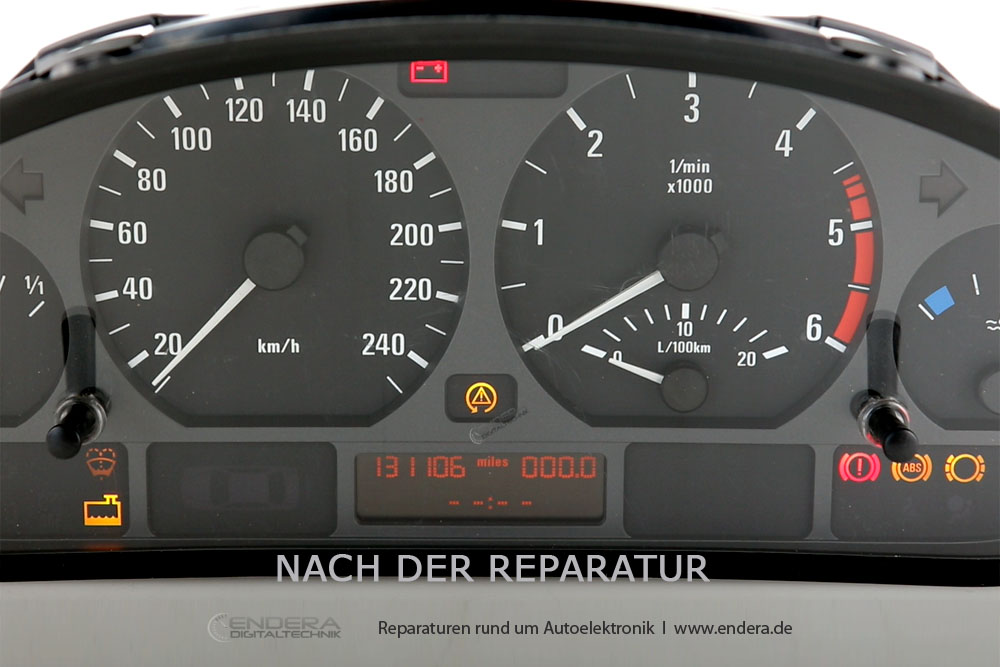 Kombiinstrument Pixelfehler Reparatur BMW E46